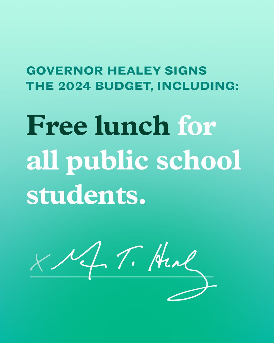 When school starts back up this fall, every kid will have a free, healthy meal waiting for them at lunch time.