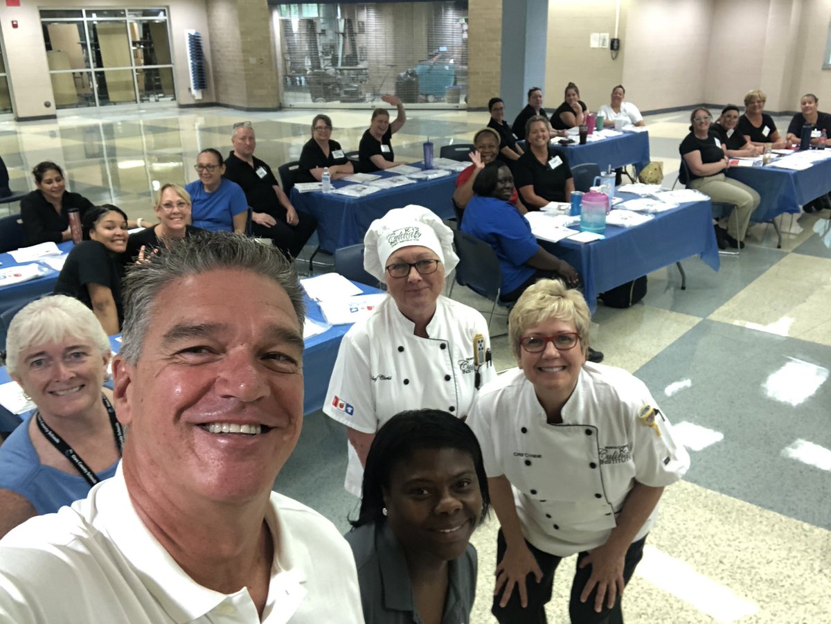 Steve_Basnight's tweet photo. Congratulations to our @Daretolearn_DCS School Nutrition Director, Kelleta Govan, for hosting the NC K-12 Culinary Institute this week at First Flight High School! Professional Development & Learning for everyone!
#DareToLearn
#learningcenteredevidenceinformed https://t.co/iSa1M7eykU