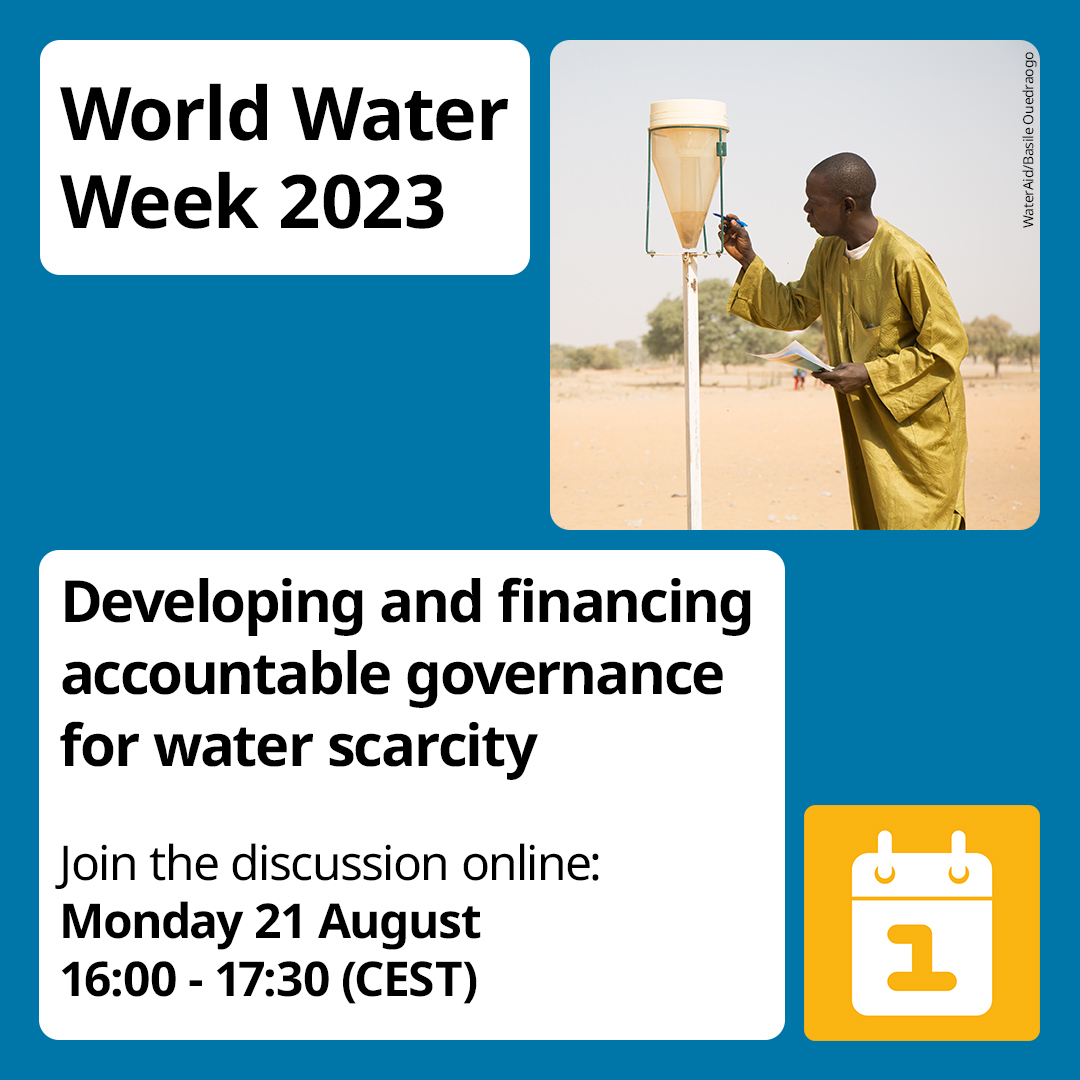 wateraid's tweet image. On Monday, we'll also bring together experiences from years-long research and practice programmes to develop a sustainable and effective mechanism for financial accountability.

📅21 August
⏲️16.00-17.30 CEST 

#WASHTwitter #WWWeek