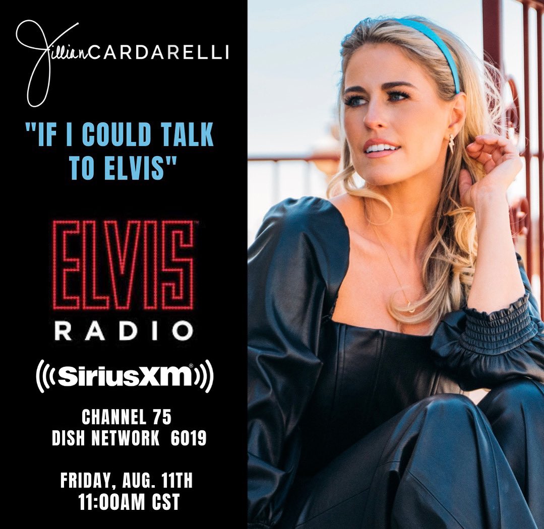 So excited to be a guest on @SXMElvisRadio tomorrow at @VisitGraceland during #ElvisWeek🥹⚡️Tune in tomorrow at 11am ♥️ We’ll be talking all things @elvis 🎙️⚡️