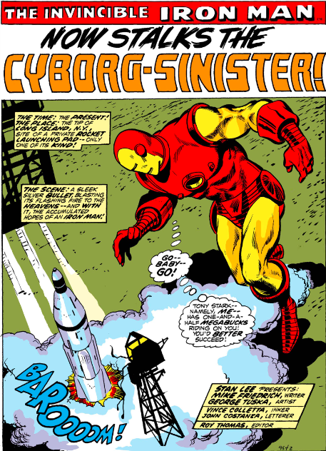 MarvelADay's tweet photo. #MarvelADay #IM51 Mega is the prefix for 1,000,000, so this means that Tony invested a whopping $1,500,000 on this rocket (in 1972 dollars). Plugging that into the inflation calculator comes up with $10,948,887.56. That's quite a hefty sum! Let's see what happens... - VA https://t.co/FEHJ1GWlNP