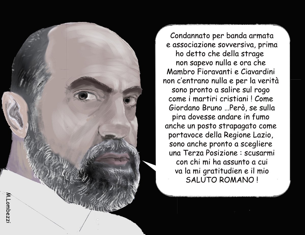MimmoLombezzi's tweet image. #Mattarella dovrebbe convocare i famigliari delle vittime di tutte le #stragifasciste e , visto che non lo  fa il governo, porgere loro le scuse dello Stato. O almeno di quella parte di stato che ancora si ispira alla Costituzione...#DeAngelis #stragedibologna  @vignettisti