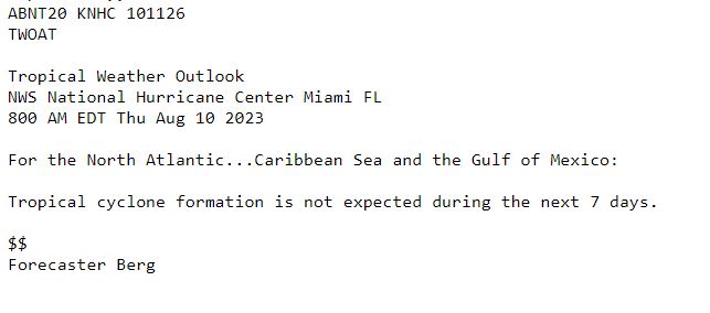 National Hurricane Center tweet media