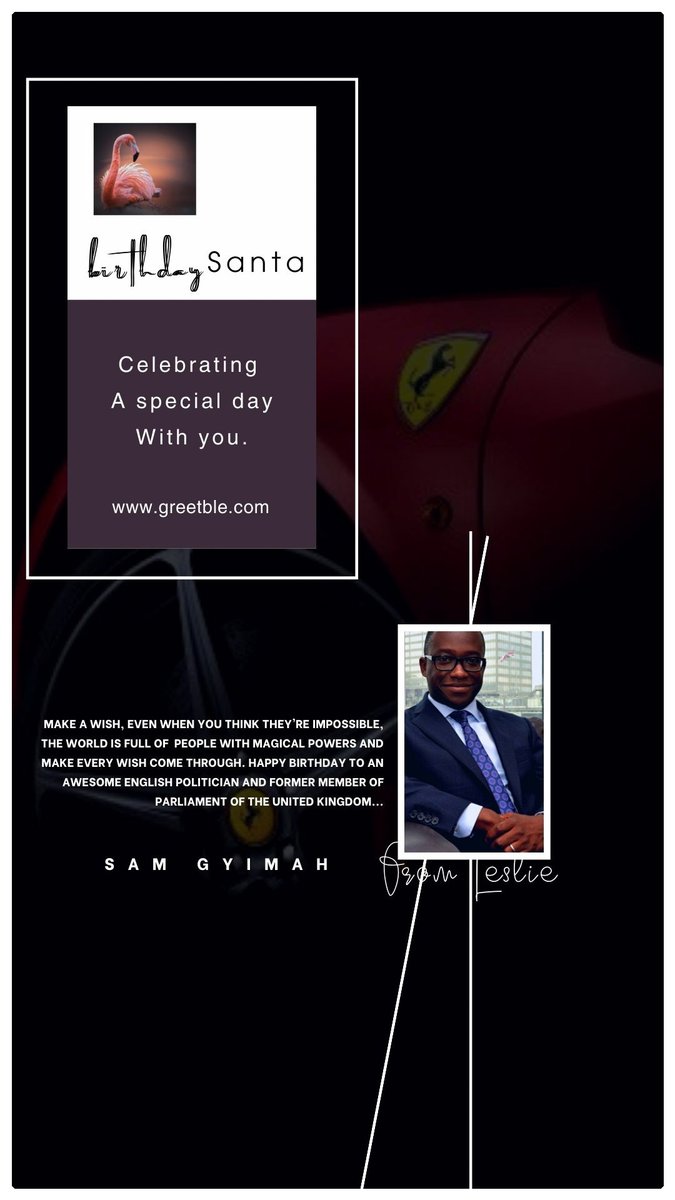 GreetbleLtd's tweet photo. HAPPY BIRTHDAY ππ₯³πππππΎ TO SAM GYIMAH
FROM
https://t.co/iKm0GcAAlO
https://t.co/hKQ0k5iXKR
@SamGyimah
#Samgyimah
#Greetble https://t.co/1j8Z11KHX6