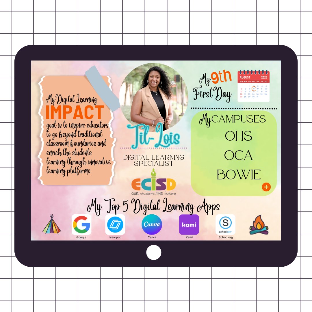 ECISD Digital Learning (@techecisd) on Twitter photo Welcome back OHS, OCA & Bowie friends! 🎒🏫🍎😎 T is ready to support you & to make an #impact together this year. Show her some love & let her know you're ready to GROW! 🌱💪🏽 #teamECISD #ecisd1stday #backtoschool #edtech
<a href="/BronchoLibrary/">OHS Library</a> <a href="/OCAwolves/">Odessa Collegiate Academy</a> <a href="/BowieMSOdessa/">Bowie Middle School</a> Welcome back OHS, OCA & Bowie friends! 🎒🏫🍎😎 T is ready to support you & to make an #impact together this year. Show her some love & let her know you're ready to GROW! 🌱💪🏽 #teamECISD #ecisd1stday #backtoschool #edtech
<a href="/BronchoLibrary/">OHS Library</a> <a href="/OCAwolves/">Odessa Collegiate Academy</a> <a href="/BowieMSOdessa/">Bowie Middle School</a>