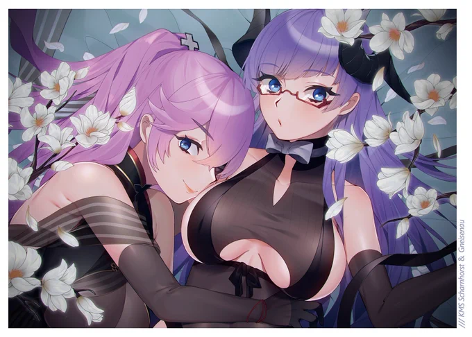 C102に持っていく既刊の表紙とイラストの一部です #アズールレーン #アズレン