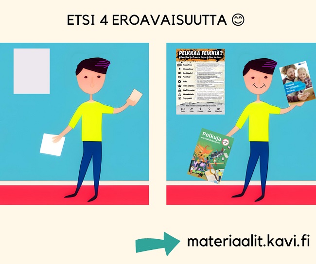 Hyvää koulunalkua! 🌞 #mediakasvatus'aiheiset julisteet luokkaan, asiakastilaan, työhuoneeseen sekä huoltajan oppaat tilaat maksutta 👉materiaalit.kavi.fi. Opetustyön tueksi laadittuja Polkuja medialukutaitoon -oppaita on saatavilla luokille 1-6 ja 7-9, myös pdf-versioina.