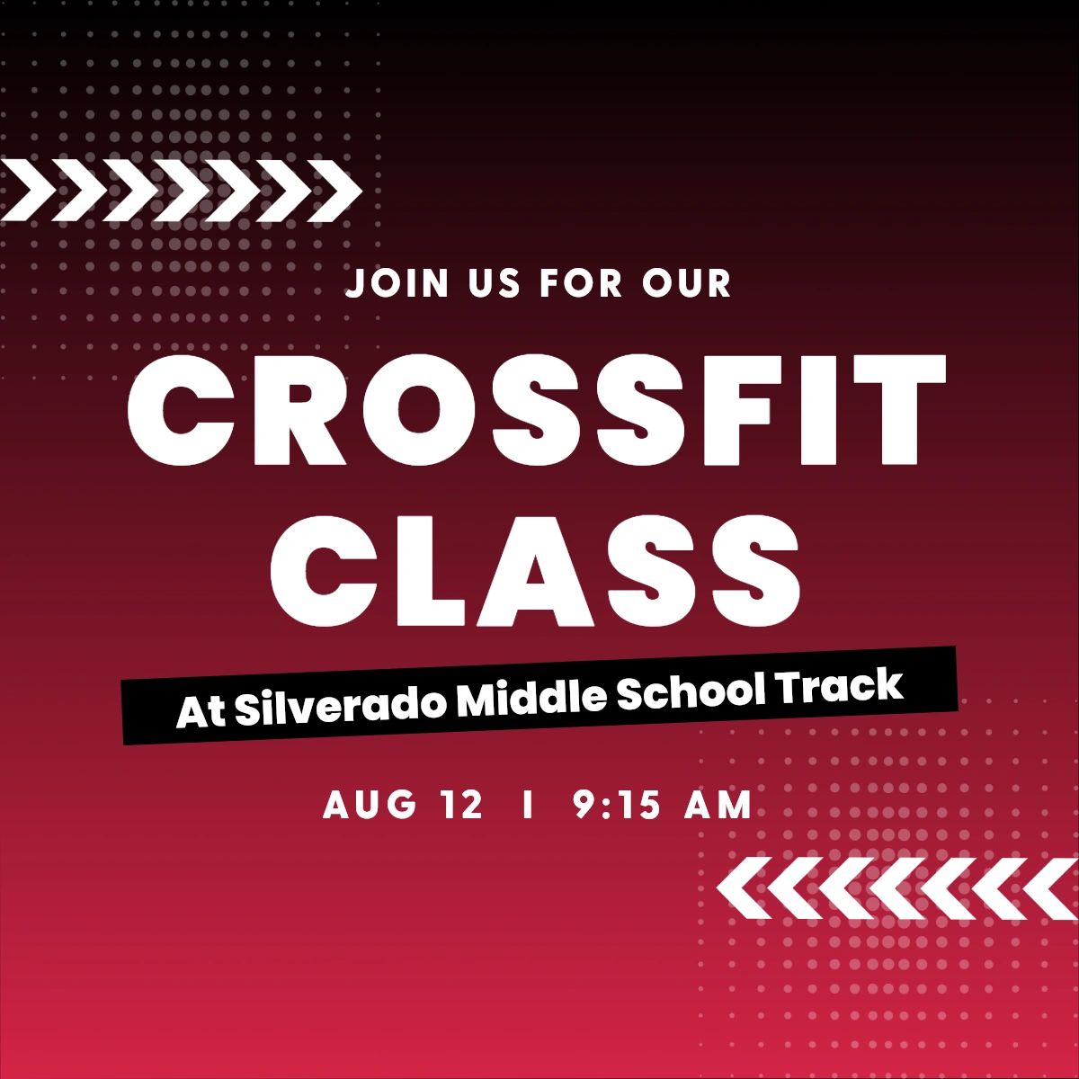 WCCrossFit's tweet image. Start your Saturday with us at our CrossFit class held at Silverado Middle School track! Class starts at 9:15 AM, and bring your water, sunscreen, and towel. We’ll see you soon. Reserve your spot: winecountrycrossfit.com. #WWCF #WWCFCommunity #CrossFitCommunity