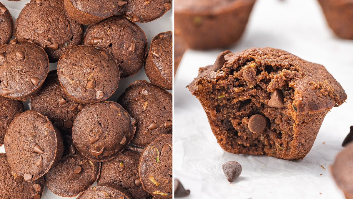 These Mini Chocolate Zucchini Cakes are mildly sweet with deep chocolate flavor and speckled zucchini throughout. They’re super easy to make, plus bite sized!
RECIPE: bellyfull.net/mini-chocolate…