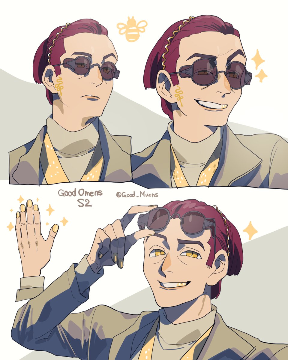 🐝✨ #GoodOmensFanArt #GoodOmens #GoodOmens2