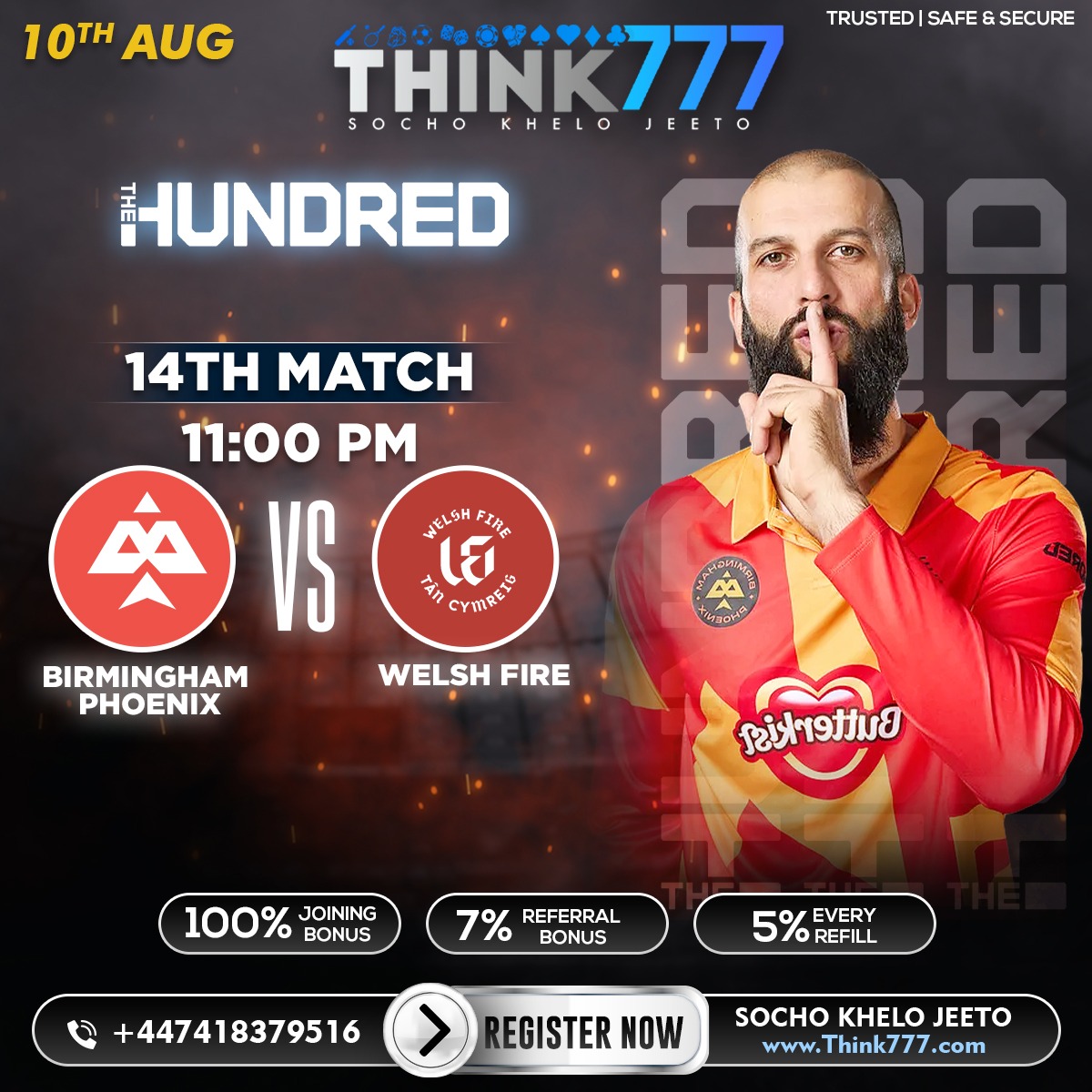 Three world-class players go head-to-head in #TheHundred today! 🇵🇰

Who will come out on top? 🔝
.
.
.
.
.
.
#lpl2023 #think777 #think777 #goacasino
#lucky7 #teenpatti #diamondexch #skyexchange #andarbahar #casinometer #lottery #dragontiger #amarakbaranthony
#roulette #poker