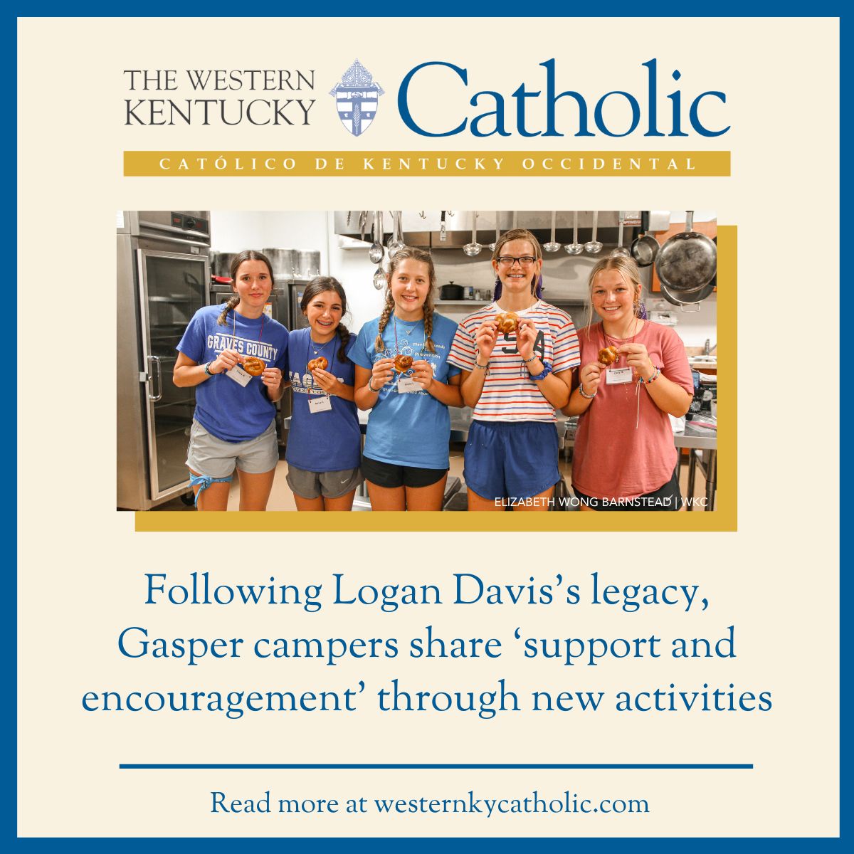 It was a great #summer at Gasper River Catholic Youth #Camp &amp; Retreat Center with both familiar and brand-new activities this year -- like Tower #68! Read all about it: westernkycatholic.com/2023/08/01/gas…