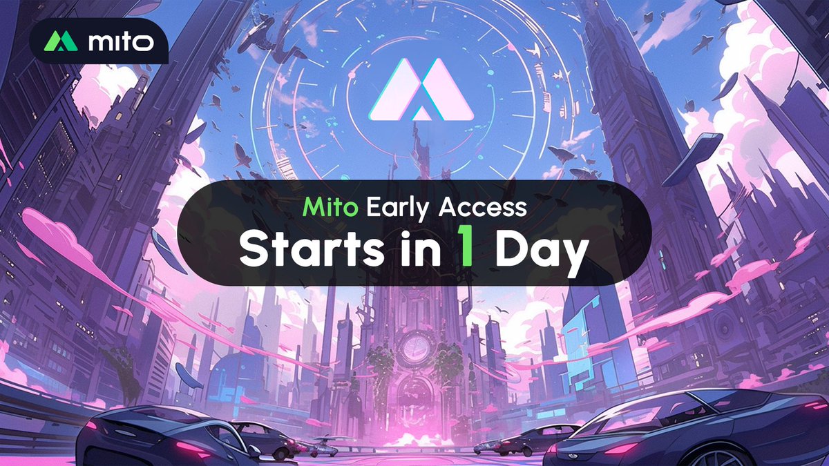 MitoFinance's tweet photo. The countdown to Mito has started!

Starting Friday at 14:00 UTC, Mito early access NFT holders will have a chance to enter the world of Mito. You must hurry since initial whitelist spots are limited and are first come first serve.

🚀Live Countdown: https://t.co/8d1w3vYZCB