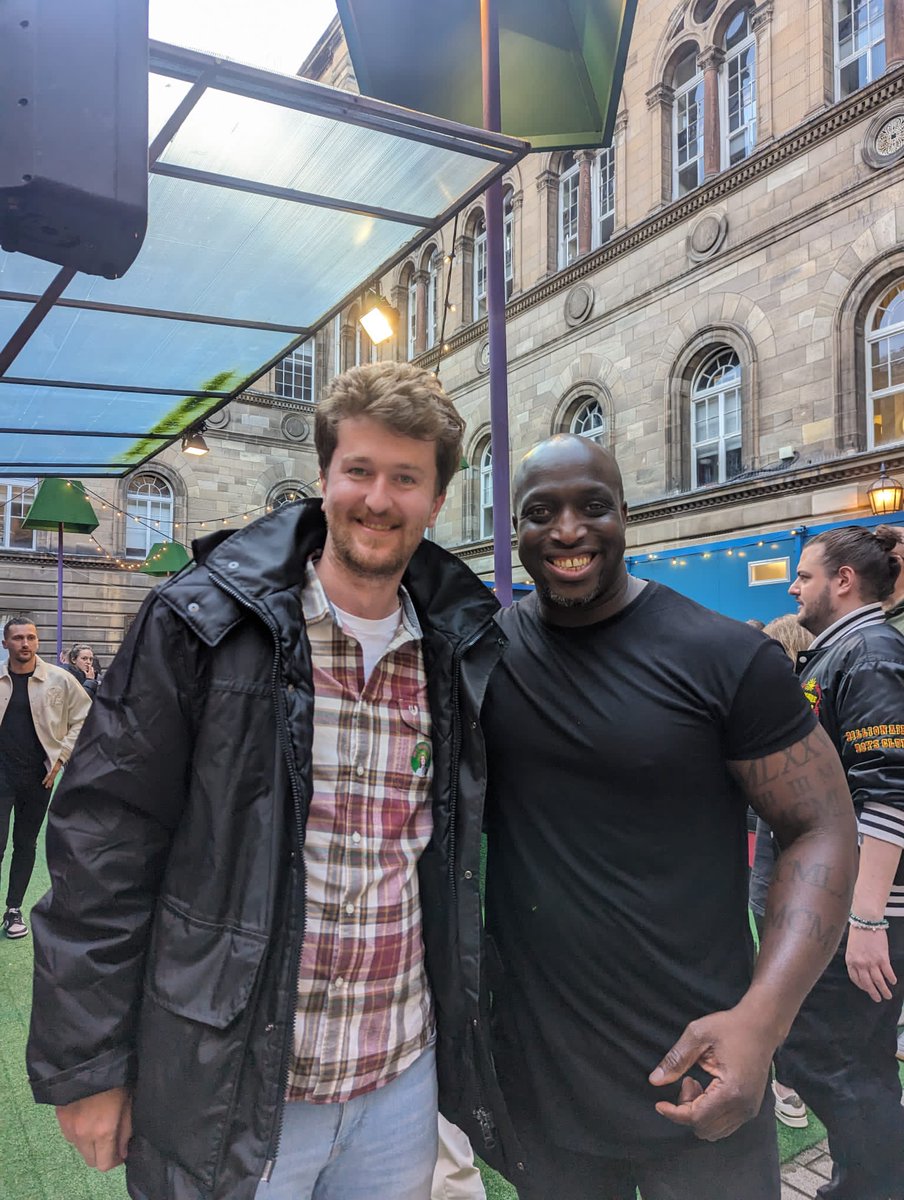 Got to see @emmanuelstandup on Sunday and managed to get a photo with him. He is genuinely one of the best comedians I've seen in a while, I remember seeing him on the Stand Up Sketch Show and I knew it would be worth watching his show. If you can grab a ticket, go and see him!