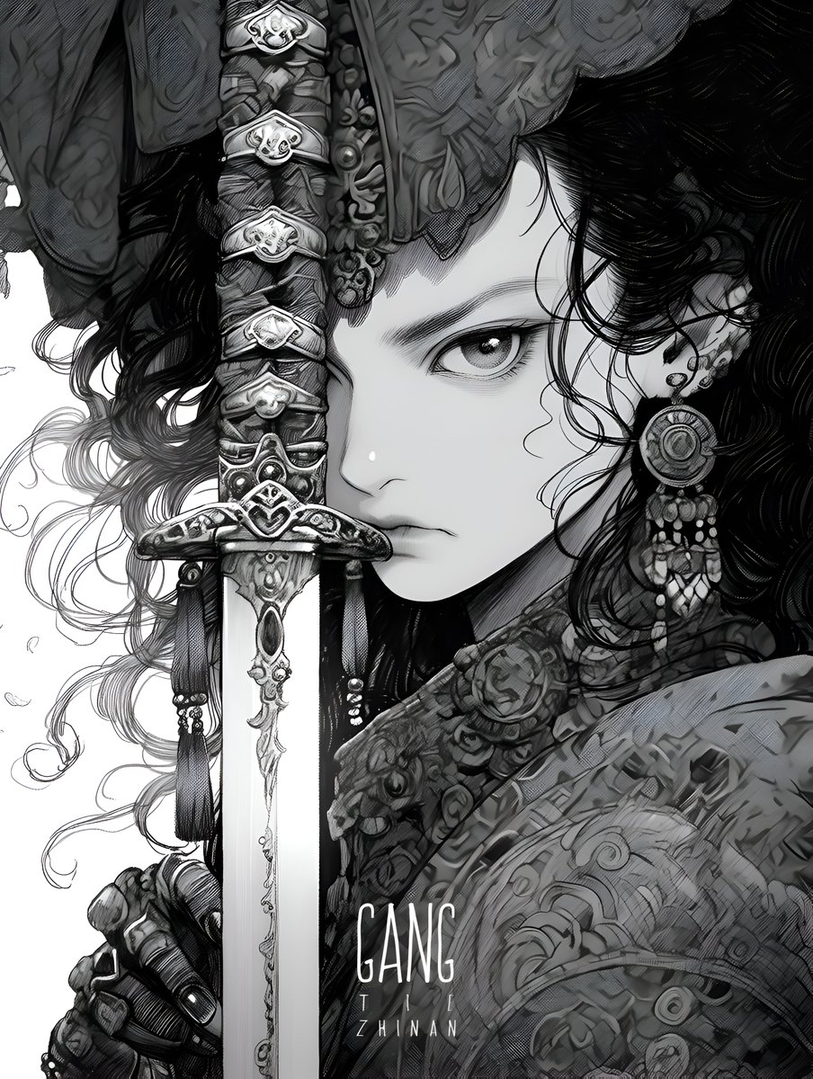 Tojiliberterian's tweet photo. Blade and Grace: Anime Girl Wielding an Exquisite Katana #AnimeArt #AIGenerated #AnimeAIGenerated #AnimeCreativity #AICreativity #DigitalArt #AnimeDigitalArt https://t.co/zkDqKRze00