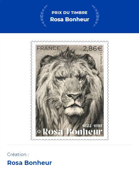 LPNews_GE's tweet photo. #journeemondialedulion 🦁 | L'occasion de revenir sur le palmarès de l'#ElectionduTimbre 2⃣0⃣2⃣2⃣
Le #timbre #RosaBonheur a reçu le trophée du plus beau timbre de l'année ! 👏
#Art #Philatélie https://t.co/ynwL4ITxQL