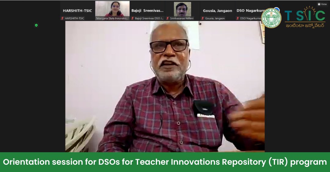 "Continuing our efforts to enable Educational Insitutions through Teacher Innovations Repository (TIR) Program, we on-boarded DSOs across #Telangana to lead the efforts at their respective districts
<a href="/BrsSabithaIndra/">Sabitha Reddy</a> <a href="/KTRBRS/">KTR</a> <a href="/jayesh_ranjan/">Jayesh Ranjan</a> <a href="/DrShantaThoutam/">Dr. Shanta Thoutam</a>
<a href="/ScertTelangana/">SCERT_TELANGANA</a> <a href="/InShodh/">InShodh (FAIR-E)</a>