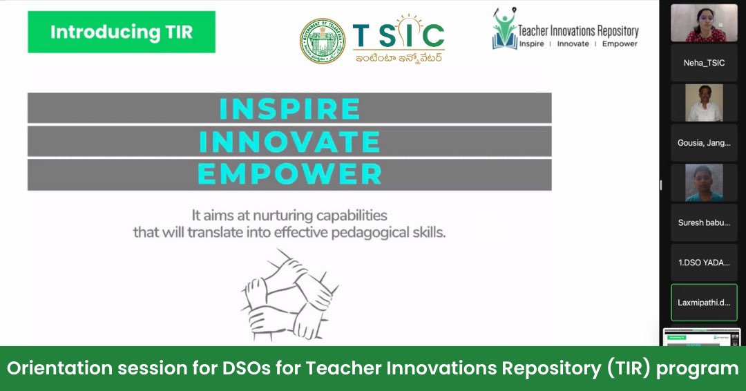 Telangana Innovation Cell, Govt. of Telangana tweet media