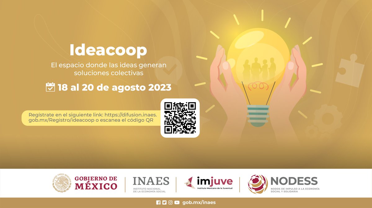 desdewingu's tweet photo. Desde @Wingu te invitamos a formar parte de #Ideacoop, un evento virtual dónde la colaboración y creación de soluciones se conjuntan para generar un impacto positivo 🚀
Ideacoop 2023: Innovando desde la Economía Social 🙌🏻 🧵 https://t.co/SchSJfHXDH