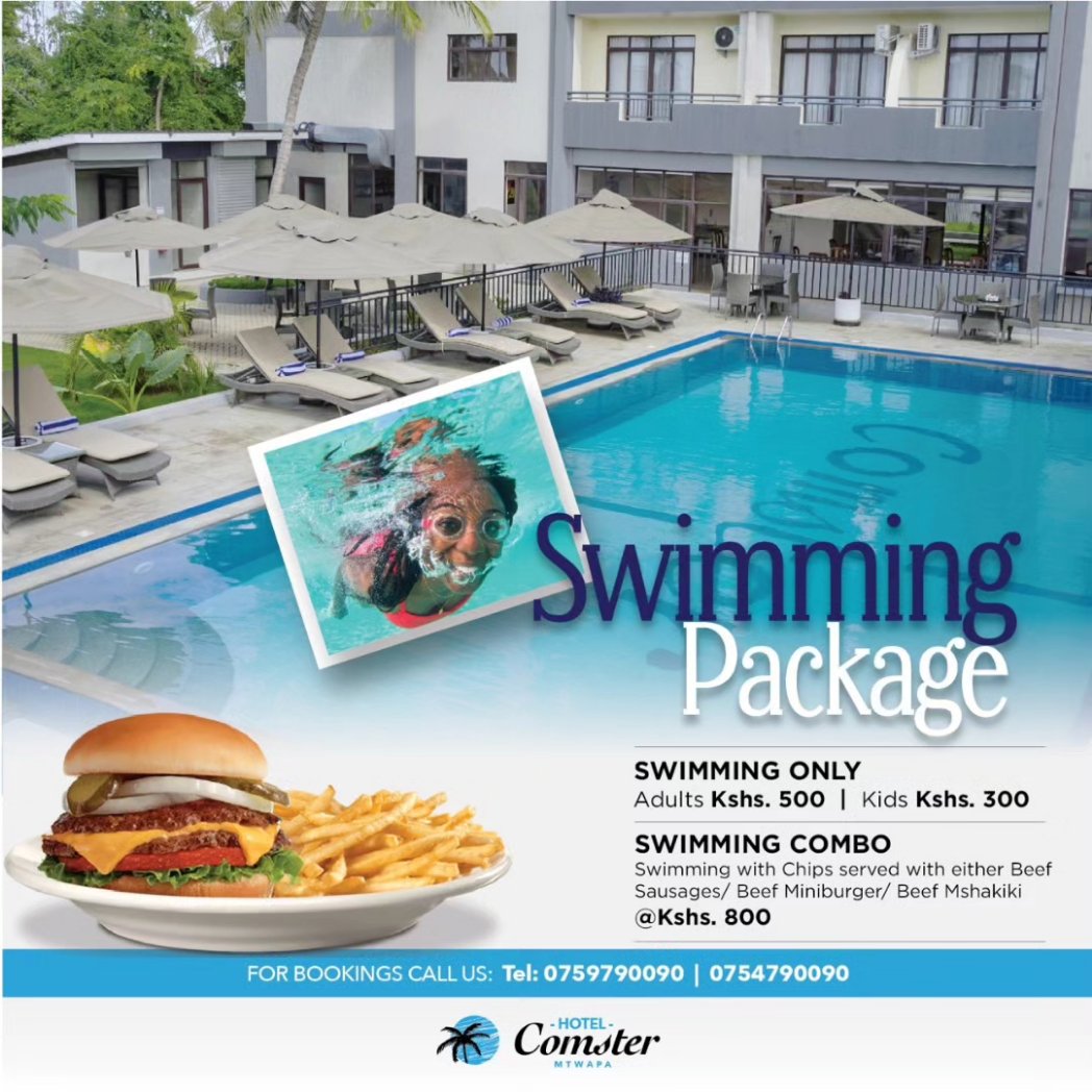 HComster's tweet photo. Start packing your bags!✈️🚃
It's time to getaway for the weekend!👙🏖️

KESI BAADAYE!
Bora ni enjoy! 🤩🤩🤩

Experience Mtwapa's best kept secret 🤫 at Hotel Comster Mtwapa 🌴💙☀️

🌟 AFFORDABLE PRICES FROM 4,000/- PER PERSON PER NIGHT 🌟

📲Call/WhatsApp 0759790090/0754790090 https://t.co/MKxzIO6SFd