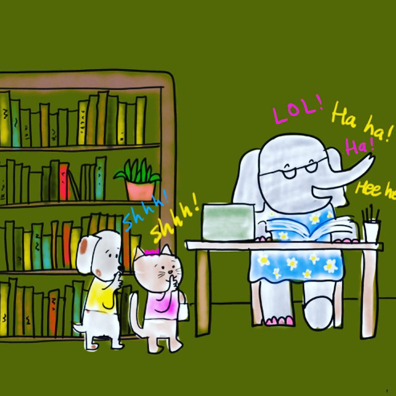 KimCrumrine2's tweet photo. SCBWI August Prompt: Librarian
I couldn’t resist this twist. 🤓 #SCBWIDrawThis https://t.co/dRyHGtTHyX