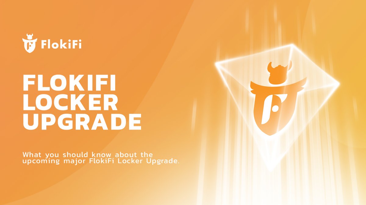 FLOKI's tweet photo. WHAT YOU SHOULD KNOW ABOUT THE UPCOMING MAJOR #FLOKIFI LOCKER UPGRADE

As we get close to the release of the first major upgrade of #Floki's DeFi crypto locker protocol FlokiFi Locker, we would like to highlight a few facts about this upgrade.

With this upgrade, you can expect:

- Native payments. Users will be able to pay with ETH/BNB/whatever native token is used on any supported blockchain of their choice. Initially users could only pay with stablecoins.
- Referral program. Finally you can earn by referring projects/users to use the FlokiFi Locker protocol. Referrers will earn 25% of the fee on every lock they refer as commission, automatically paid to their wallet. Depending on the size of the asset locked this can be a very sizable amount and a good source of income.
- Burn. You will be able to burn tokens/LP directly through FlokiFi Locker. Why is this needed when you can just send it to a burn address? Social proof. Many retail users struggle to understand blockchain transactions, and now they don't have to. Simply send them a link to the FlokiFi Locker page generated for you after you burn your tokens/LP and they will be shown an easy/visual overview of how many tokens/LP you burnt.
- Extend locks. You can now extend LP/token locks before an original lock expires.
- V3 LP locks are now available on all supported blockchains.
- New blockchain integrations. Stay tuned!

This is a highly anticipated upgrade and the most significant one yet for #FlokiFi Locker. It is an upgrade that will help rapidly accelerate adoption for the protocol and further grow the Floki Ecosystem.

Industry leading blockchain security firm @Certik is finalizing audits of the upgraded protocol at the moment. The upgrade will go live on mainnet once this is finalized!

Stay tuned!