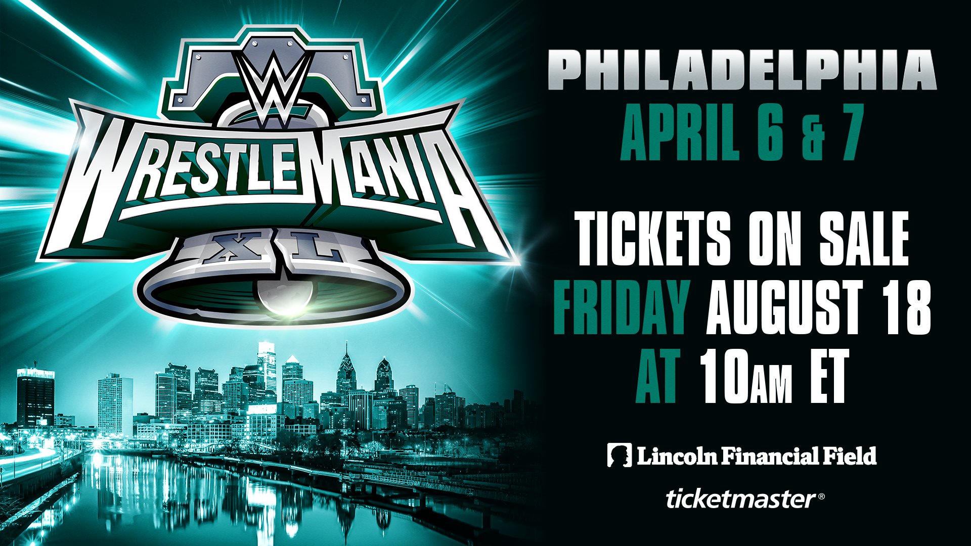 WWGFX on X: Wrestlemania 40 comes to Philadelphia #wwe