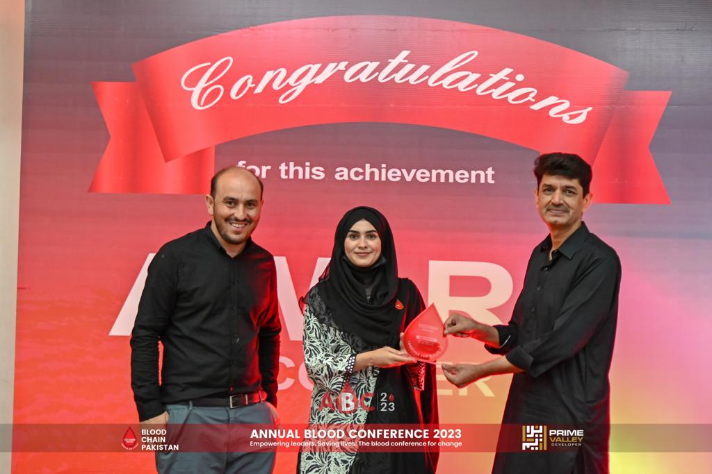BloodChainPK's tweet photo. Prime Valley Developers sponsored the Annual Blood Conference.
 
Awards are given to BCP members for their dedication and hard work, recognising outstanding achievements. The event was a success, and the success stories inspire continued voluntary blood donations. https://t.co/lEFN25qnm0