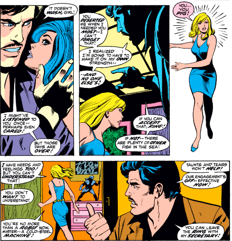 MarvelADay's tweet photo. #MarvelADay #IM51 As breakups go, this is a pretty nasty one and believe it or not, this is NOT the last we see of Marianne Rodgers. - VA https://t.co/s6uskA26kE