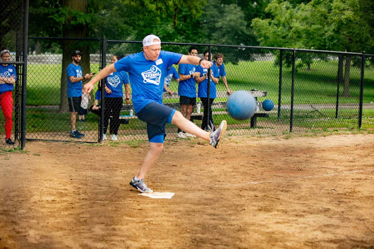 PlayworksIL's tweet photo. Thanks to our sponsors and teams, the 2023 Corporate Kickball Tournament was a Home Run! It was great seeing teams have fun while supporting our mission. The competition was definitely fierce, in the end Northwestern's Kellogg School of Management took home the golden kickball! https://t.co/vAELXGQN5Z