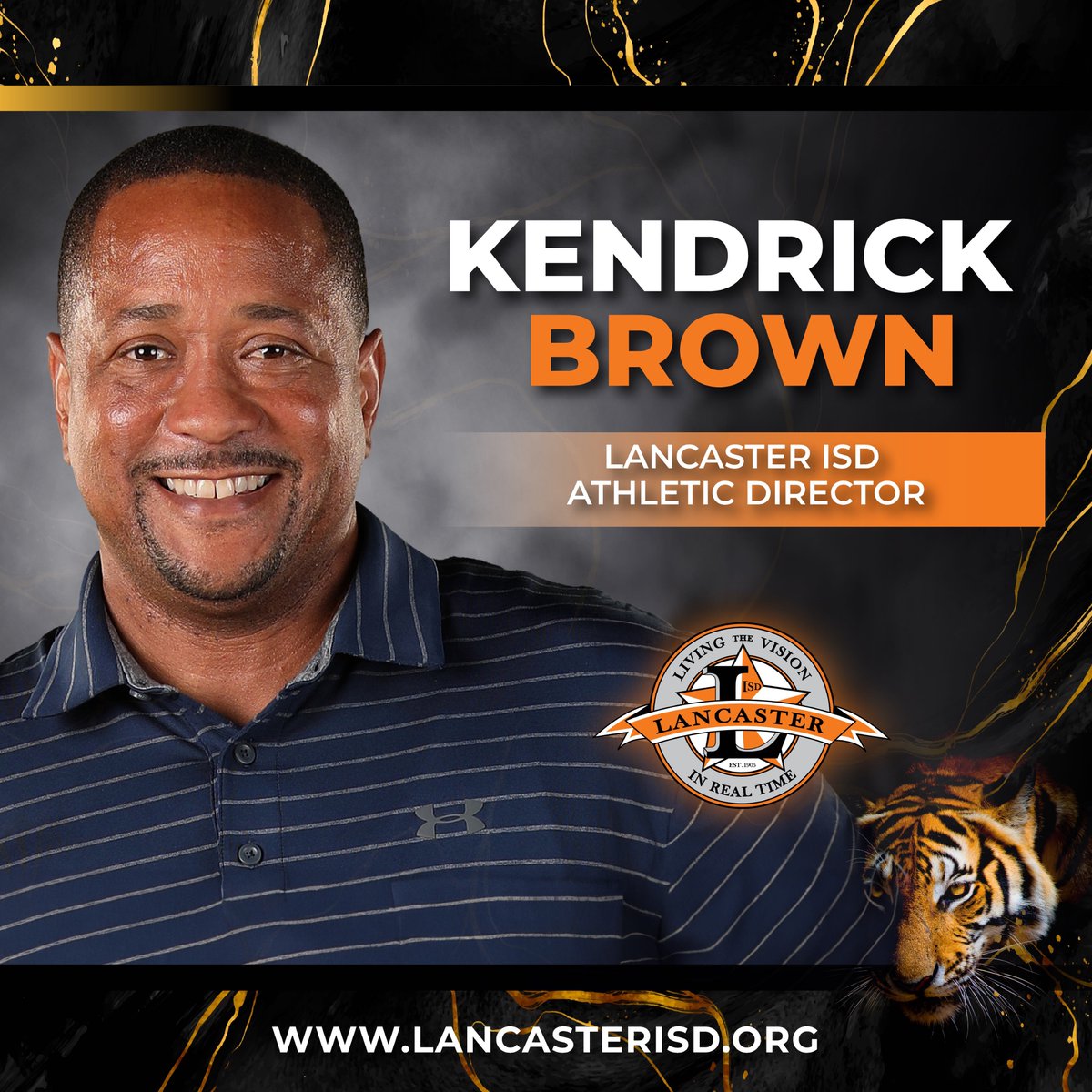 🐅🥳Lancaster ISD is pleased to announce Kendrick Brown has joined the district as the new Director of Athletics! Read More&gt;&gt;lancasterisd.org/article/1197799