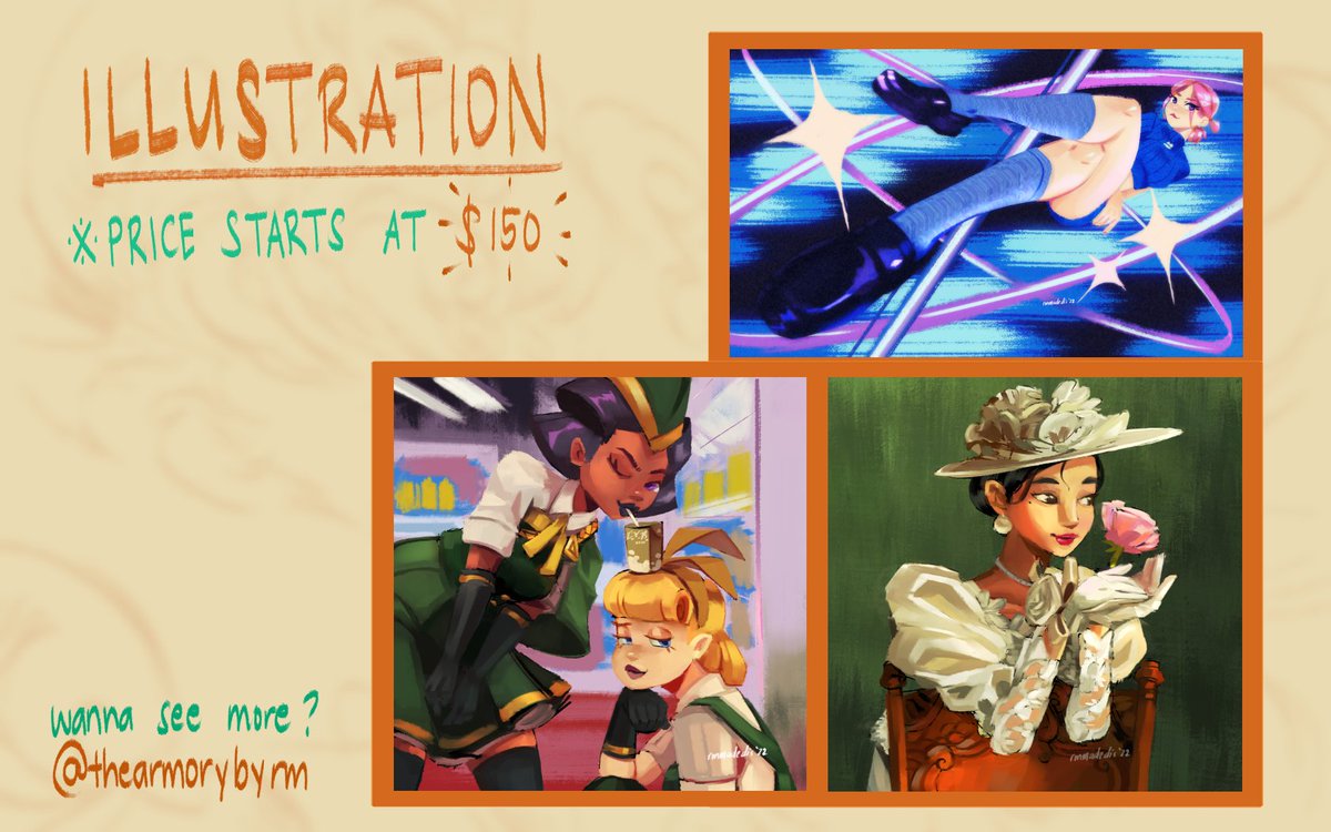 thearmorybyrm's tweet photo. Hello! I am opening 10 commission slots for anyone who wants their characters to be drawn in this style.  You can contact me here for more details.

#commissionsopen https://t.co/uJcXQ5dGD6