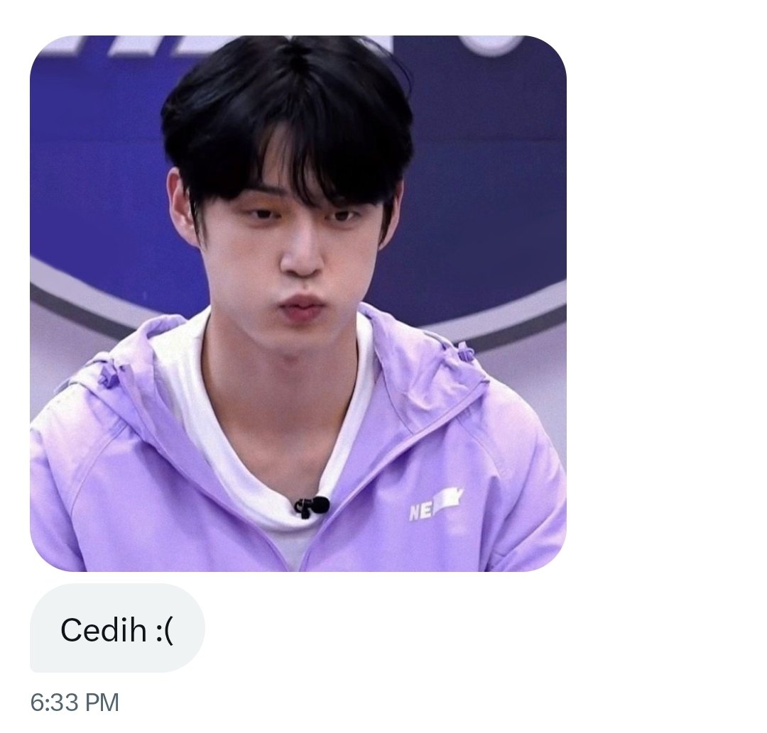 pzhanbin's tweet photo. @kjixwoong Tetoootttt jawabannya adalah aegyo https://t.co/a4ORMpF0x9