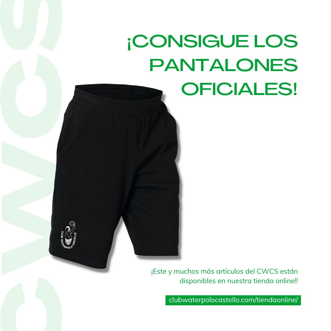 Ya sea para ir a entrenar a la piscina, relajarte después de un partido o simplemente disfrutar del verano, los pantalones cortos oficiales del #CWCS te mantendrán fresco y cómodo en todo momento. 🌊🤽‍♂️

¡Visita nuestra 𝙩𝙞𝙚𝙣𝙙𝙖 𝙤𝙣𝙡𝙞𝙣𝙚!💻

clubwaterpolocastello.com/producto/panta…