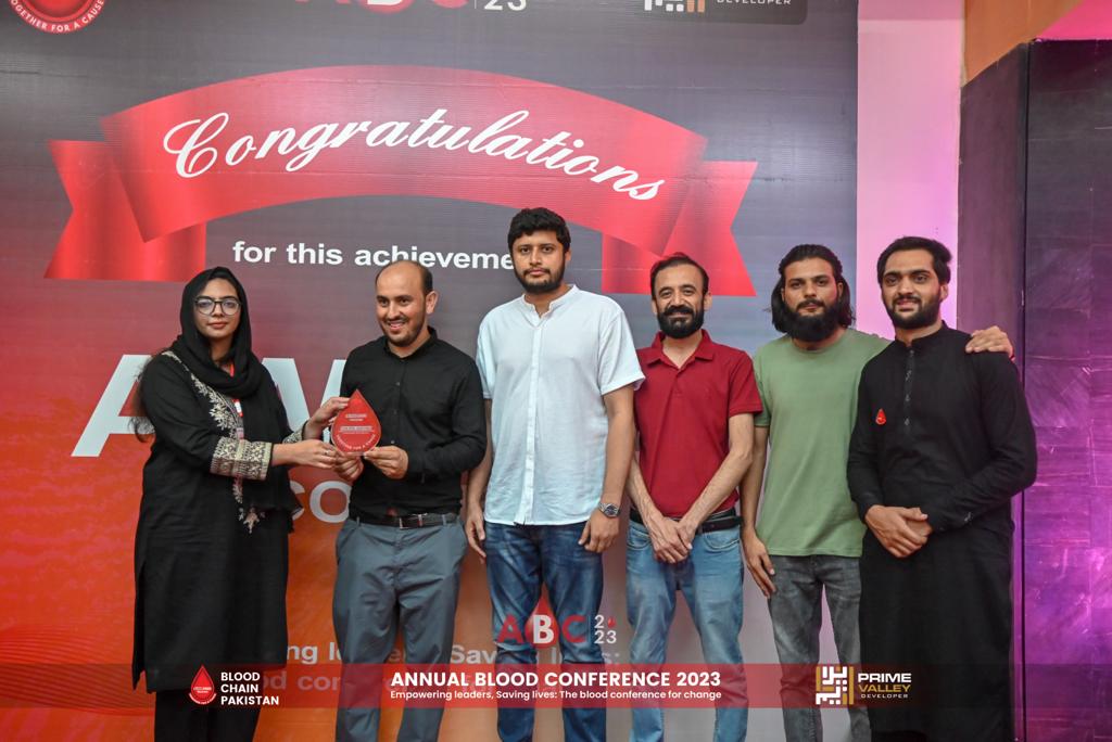 BloodChainPK's tweet photo. Prime Valley Developers sponsored the Annual Blood Conference.
 
Awards are given to BCP members for their dedication and hard work, recognising outstanding achievements. The event was a success, and the success stories inspire continued voluntary blood donations. https://t.co/lEFN25qnm0
