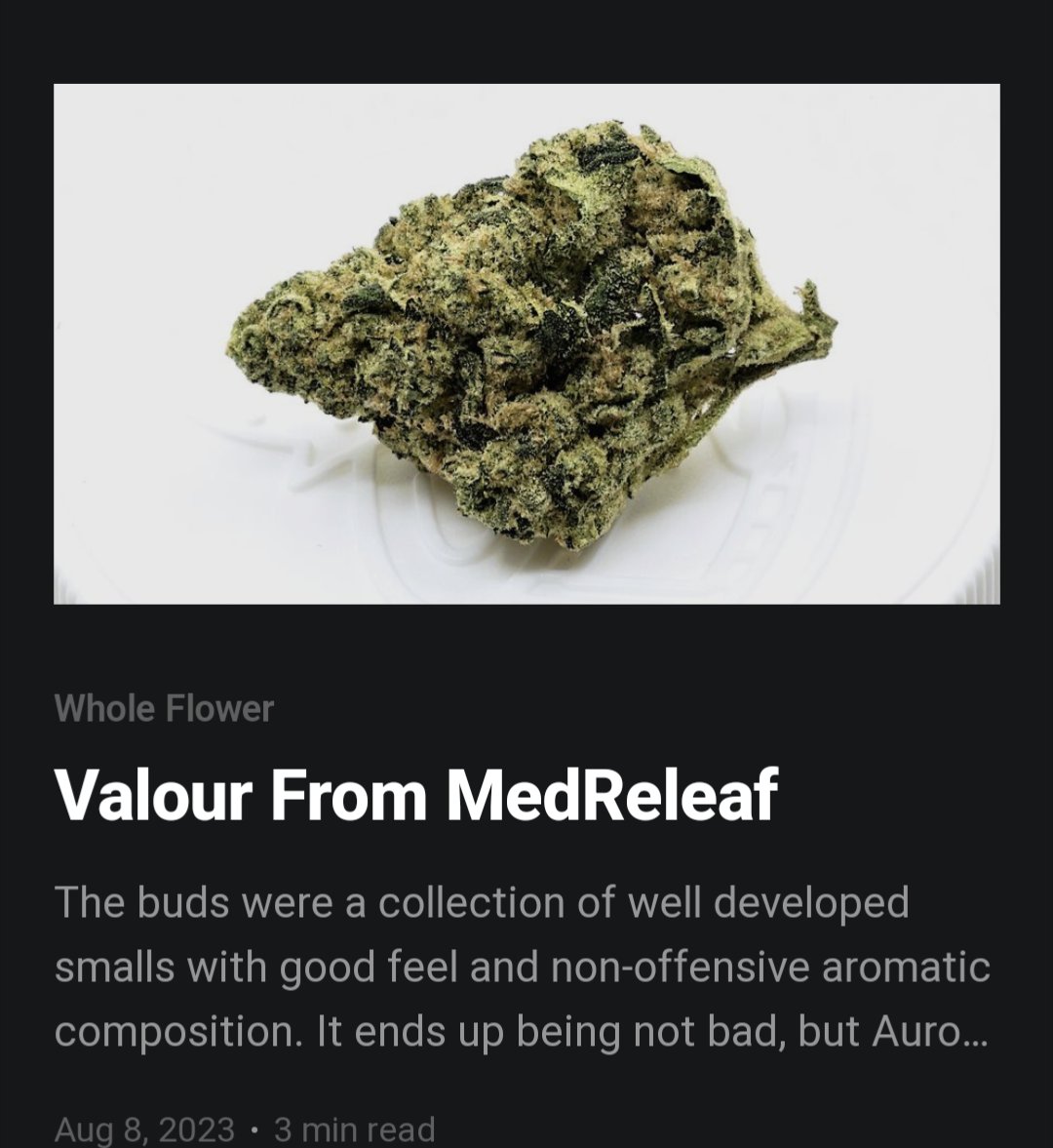 (((SquidPants))) (@squidgrow) on Twitter photo This came out a few days ago, but been busy so only drawing attention now. Looking at Valour from <a href="/MedReleaf/">MedReleaf Canada</a> via <a href="/Aurora_MMJ/">Aurora Cannabis</a> pancakenap.com/valour-from-me…
(With continued thanks to <a href="/pancakenap420/">pancakenap</a> for letting me babble on his site) This came out a few days ago, but been busy so only drawing attention now. Looking at Valour from <a href="/MedReleaf/">MedReleaf Canada</a> via <a href="/Aurora_MMJ/">Aurora Cannabis</a> pancakenap.com/valour-from-me…
(With continued thanks to <a href="/pancakenap420/">pancakenap</a> for letting me babble on his site)