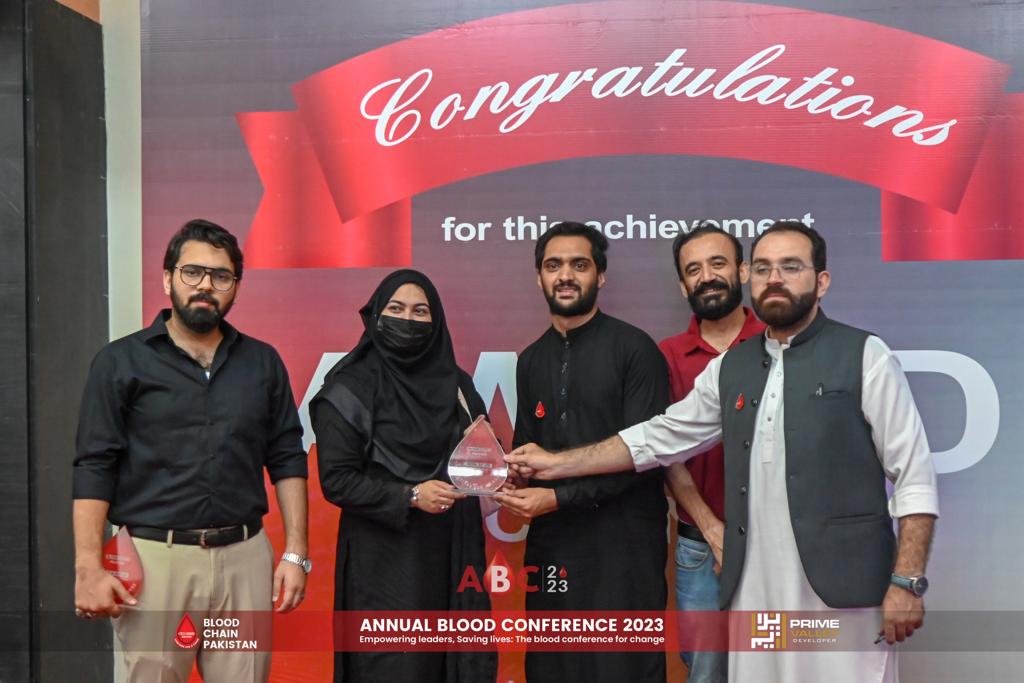 BloodChainPK's tweet photo. Prime Valley Developers sponsored the Annual Blood Conference.
 
Awards are given to BCP members for their dedication and hard work, recognising outstanding achievements. The event was a success, and the success stories inspire continued voluntary blood donations. https://t.co/lEFN25qnm0