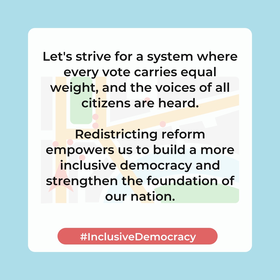 W4LJA's tweet photo. Have you heard about gerrymandering? It's a practice that can distort the democratic process and affect fair representation in elections. 

#FairElections #RedistrictingReform #EqualRepresentation #EndGerrymandering #InclusiveDemocracy https://t.co/rKbXKdEdkI
