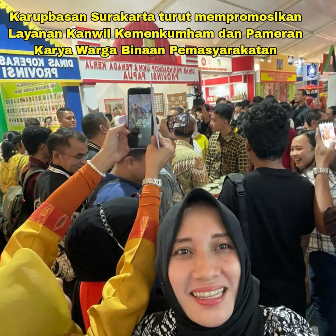 rupbasanska's tweet photo. Salam Bersahaja Slur! Siapa yang udah cus ke Pamedan @puromangkunegaran untuk meriahkan UMKM Expo yang berlangsung selama 3 hari ini ? (10-13/08). Banyak produk lokal dan karya WBK yang keren dua, pokoke well-sakjose
Yok cus kesana dan mampir
#kanwilkemenkumhamjateng #rupbasan https://t.co/qeF7IhFj7c