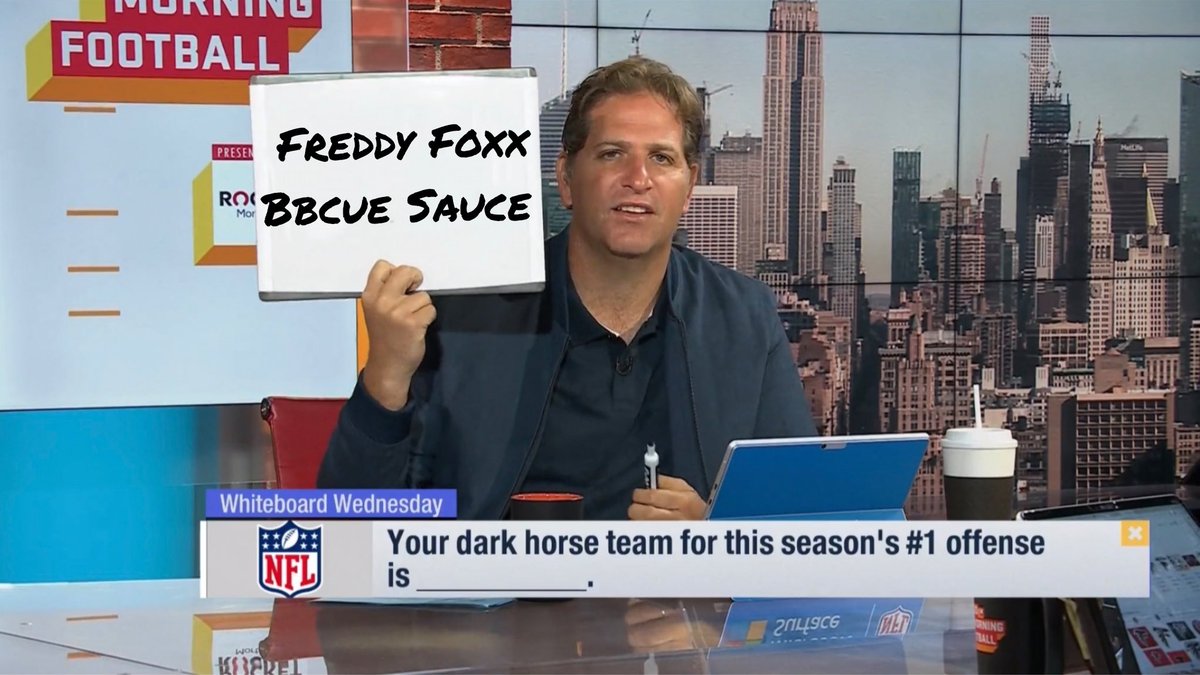 The pick is in! <a href="/PSchrags/">Peter Schrager</a> knows Foxx Sauce Co is force to be reckoned with!  <a href="/gmfb/">Good Morning Football</a> <a href="/KyleBrandt/">Kyle Brandt</a> #tastsetheheat #tastethelove #tastemylovinyourmouth 
Loveinyourmouth.com