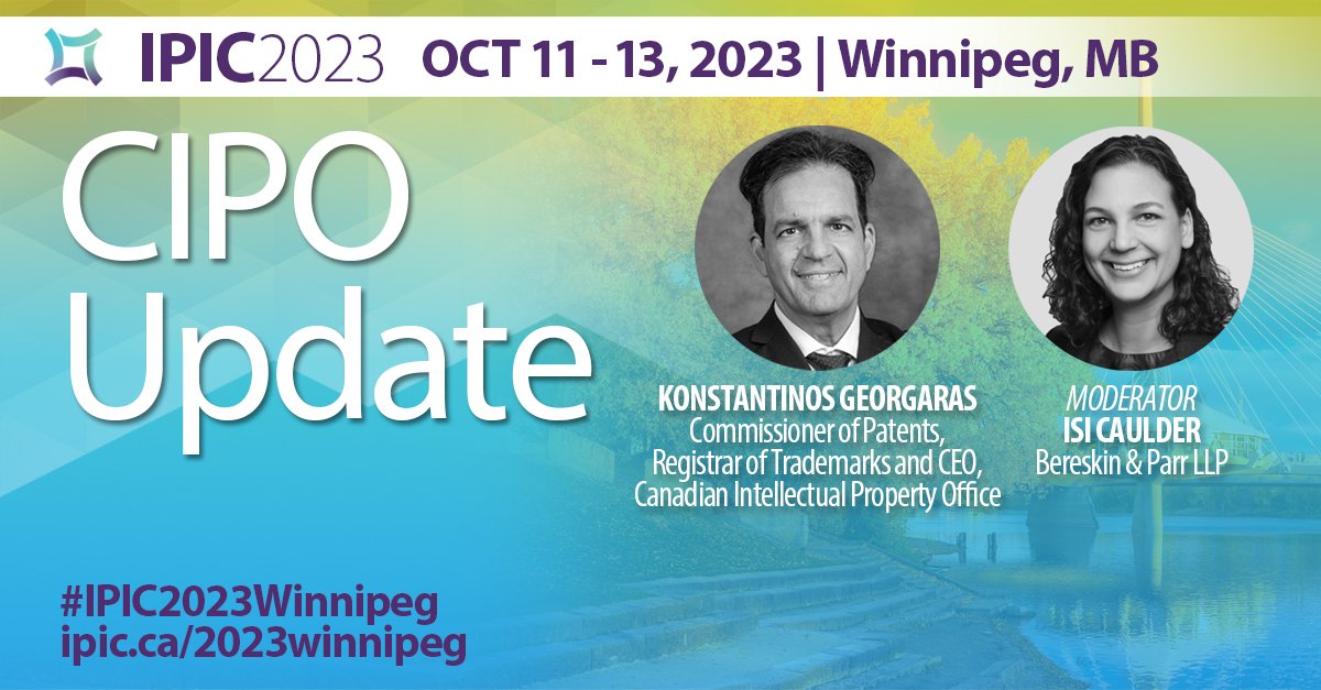IPIC_Canada's tweet photo. Participate in these sessions at the leading IP conference in Canada! Register on or before September 8, 2023, to take advantage of early bird pricing and save $200 on full registration fees for in-person attendance.
#IPIC2023Winnipeg #IPIC2023 https://t.co/gKZyHGzKTf