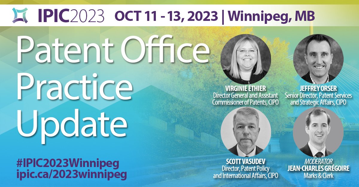 IPIC_Canada's tweet photo. Participate in these sessions at the leading IP conference in Canada! Register on or before September 8, 2023, to take advantage of early bird pricing and save $200 on full registration fees for in-person attendance.
#IPIC2023Winnipeg #IPIC2023 https://t.co/gKZyHGzKTf