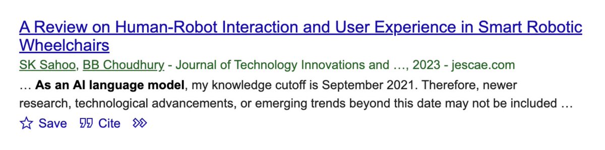 itsandrewgao's tweet photo. Ironic that an article on human robot interaction has been written by #ChatGPT.

https://t.co/5gEglz4A5W https://t.co/i0KOe6GeEd