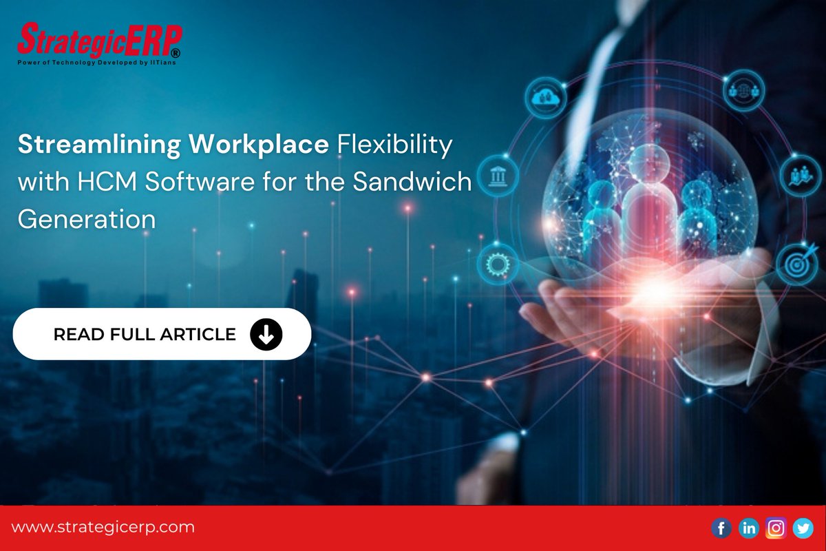 StrategicERPITA's tweet image. #HCMsoftware can be leveraged to foster work-life balance, by streamlining a flexible working culture, especially for the SandwichGeneration. The #CloudERP and #MobileERP software automates #HRandPayroll tasks.

Read more: bit.ly/3qu9DgH
