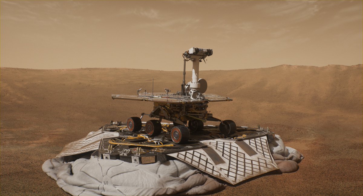 NASA and ILM in the same room 🤯 Make sure to add #SIGGRAPH2023 Production Sessions "Bringing Opportunity to Mars: The Visual Effects of 'Good Night Oppy'" at 3:45 pm to your must-see list to hear the inspirational true story of the Opportunity rover. (cc: <a href="/NASA/">NASA</a> <a href="/ILMVFX/">Industrial Light & Magic</a>) 

📷: