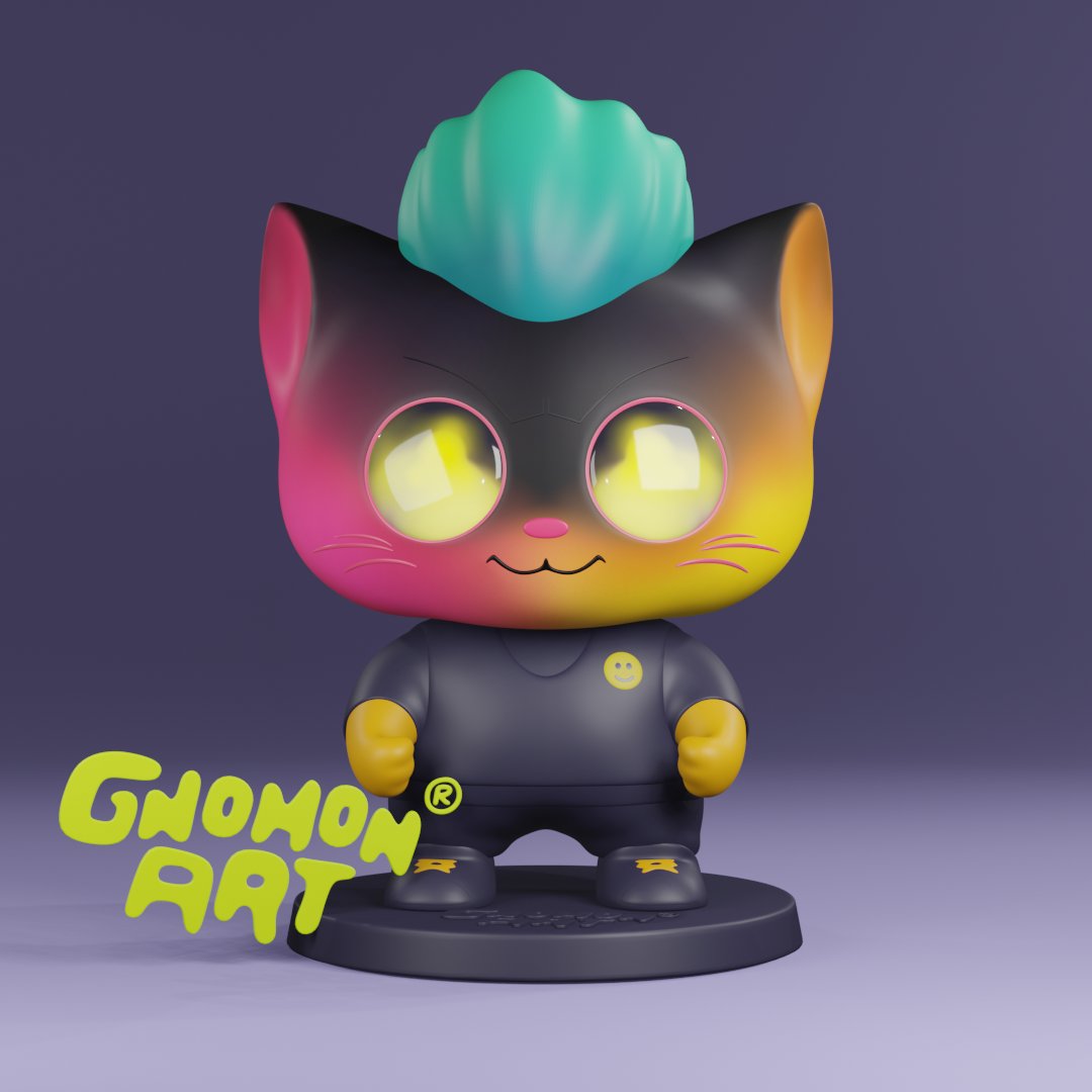 ALLYCAT 🔥Art toy figure resin material #arttoy #figure #gnomonart #allycat