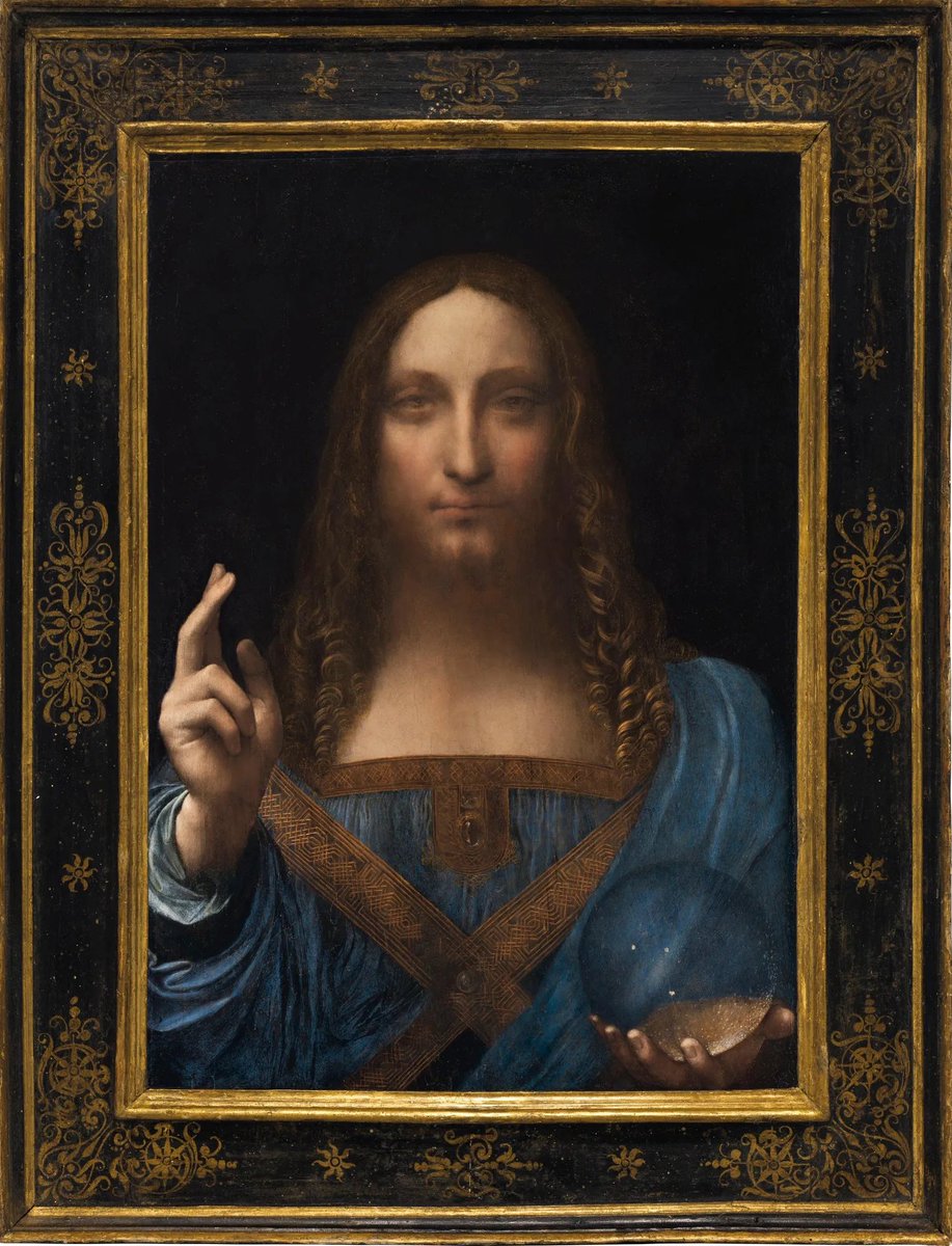 Alexandcrypto27's tweet photo. #ElmonxFunFact

Salvator Mundi, 
Latin for "Saviour of the World" is a subject in iconography depicting Christ with his right hand raised in blessing and his left hand holding an orb, known as a globus cruciger (Latin for "cross-bearing orb").

@elmonx_official #ElmonX https://t.co/xqaT6J9pTE