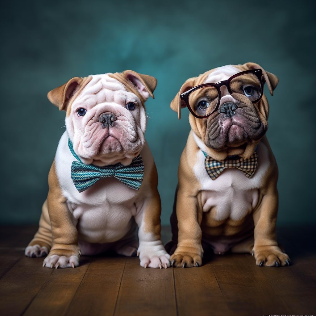 These two are terribly cute! #toocute #Explore #beautiful #PuppyLove #Bulldogs #Dogs #SaveThemAll