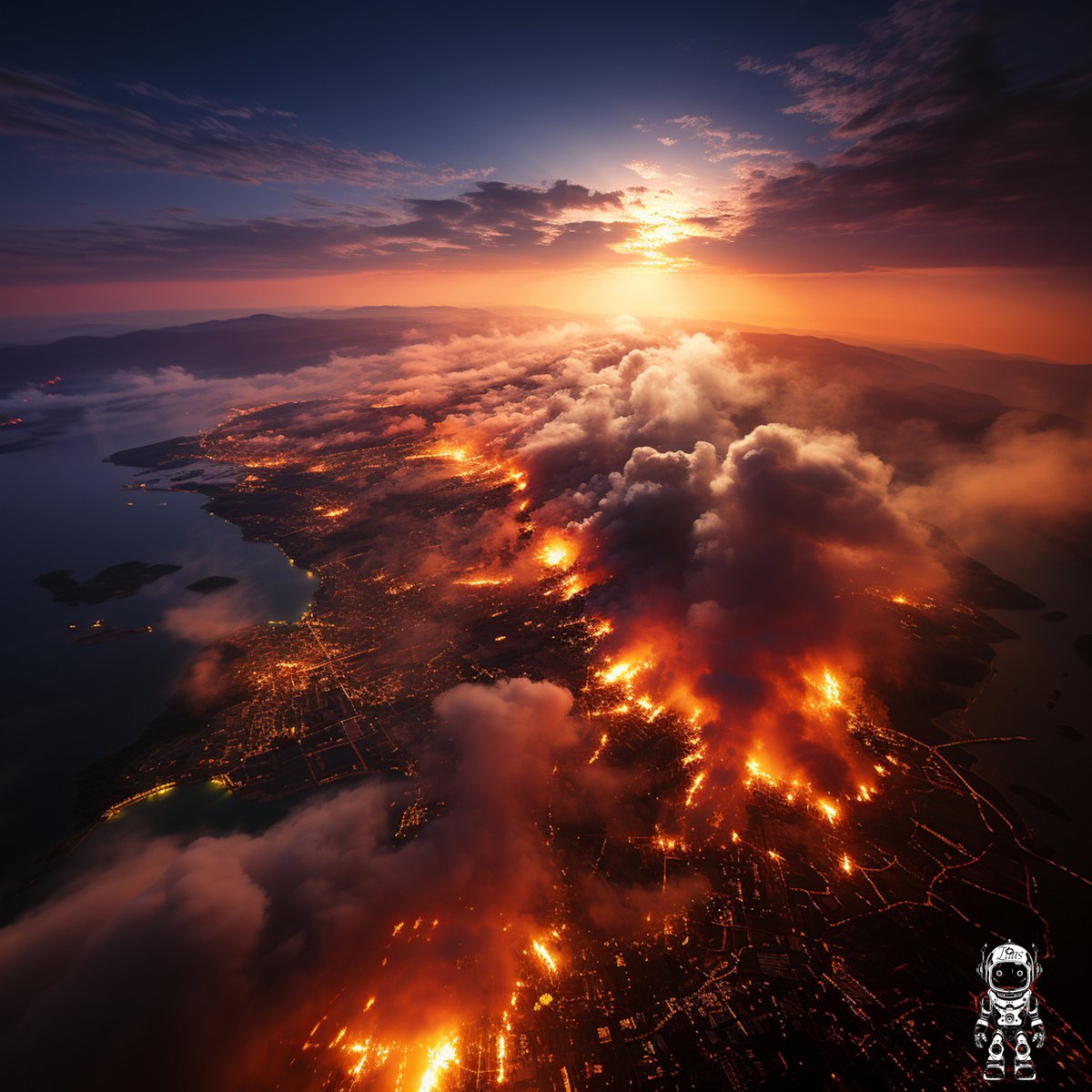 ilia_sky83's tweet photo. EcoApocalypse: A world witnessing an environmental apocalypse, its future hanging in the balance. #climatecrisis #planetinperil #climateemergency #futureatrisk #climateactionnow #SaveOurPlanet #climatereality #sustainablefuture https://t.co/3QXlBhoQVL