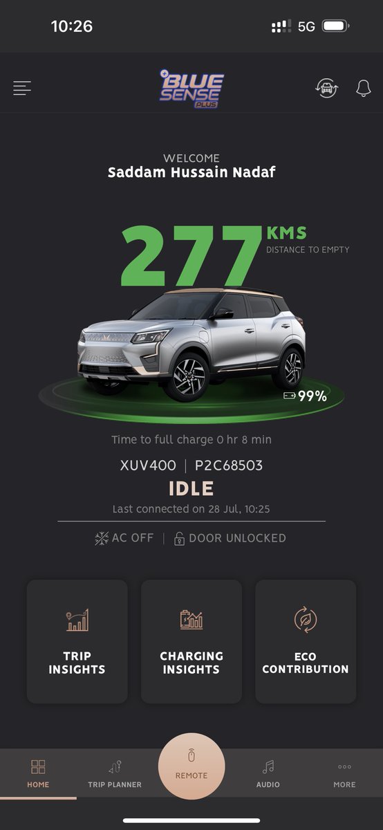 haznadaf's tweet photo. @Mahindra_XUV400 I challenge @anandmahindra Sir to prove its range atleast 280 Km with Ac as shown and it is utterly impossible 463 Km. https://t.co/Nr6tOYsVeX
